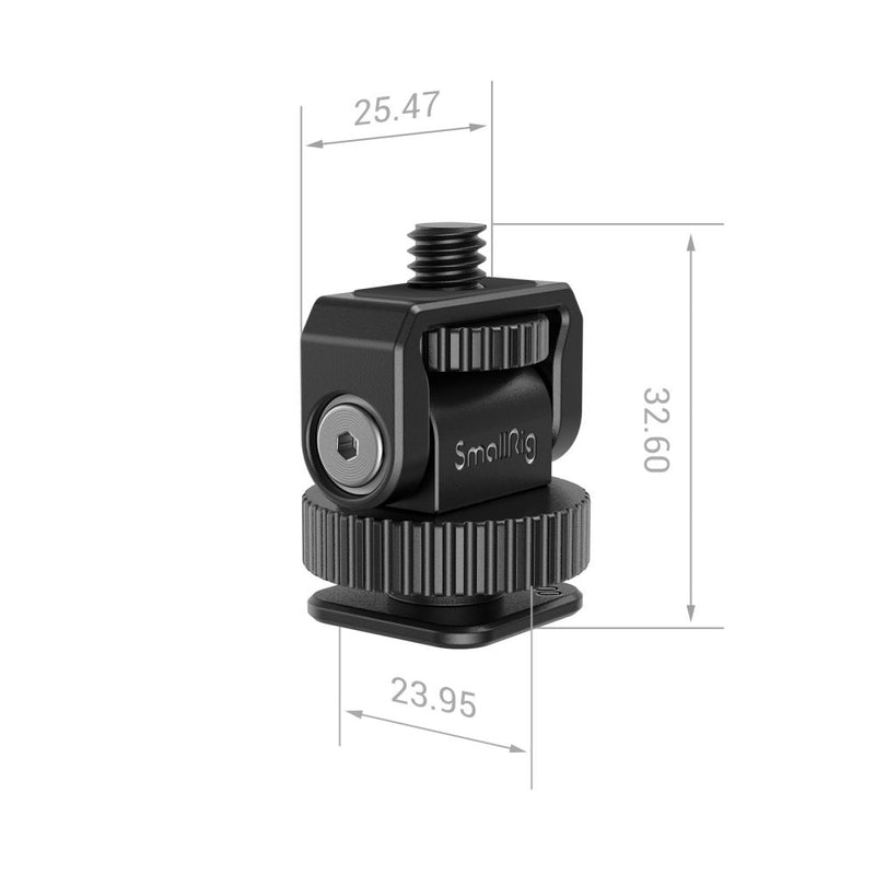 Mini Cold Shoe to 1/4"-20 Screw Adapter 3577