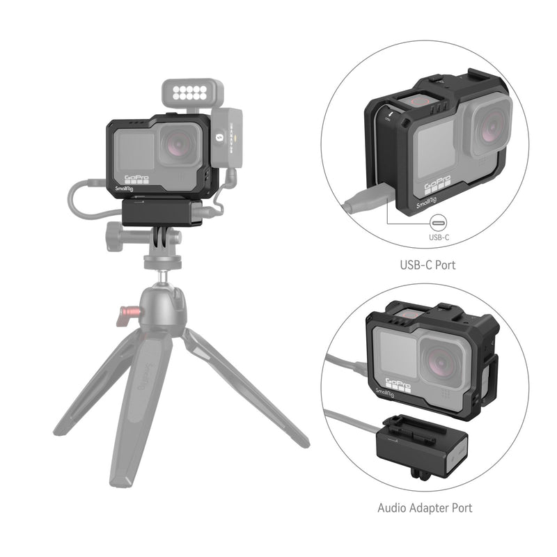 Cage Kit for GoPro Hero12/ 11 / 10 / 9 Black 3083C