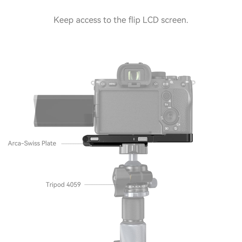 SmallRig Foldable L-Shape Mount Plate for Sony Alpha 7R V / Alpha 7 IV / Alpha 7S III 3984