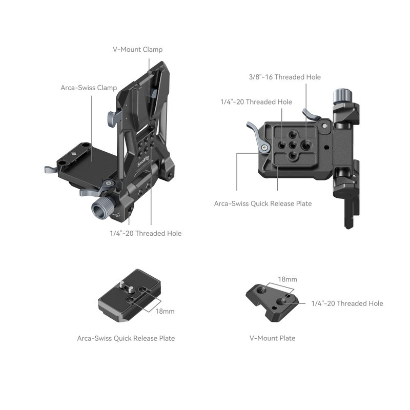 Compact V-Mount Battery Mounting System 4064