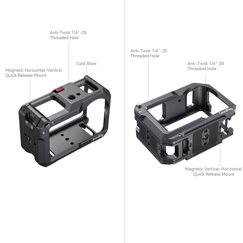 SmallRig Cage for DJI Osmo Action 5 Pro / 4 / 3 4119C