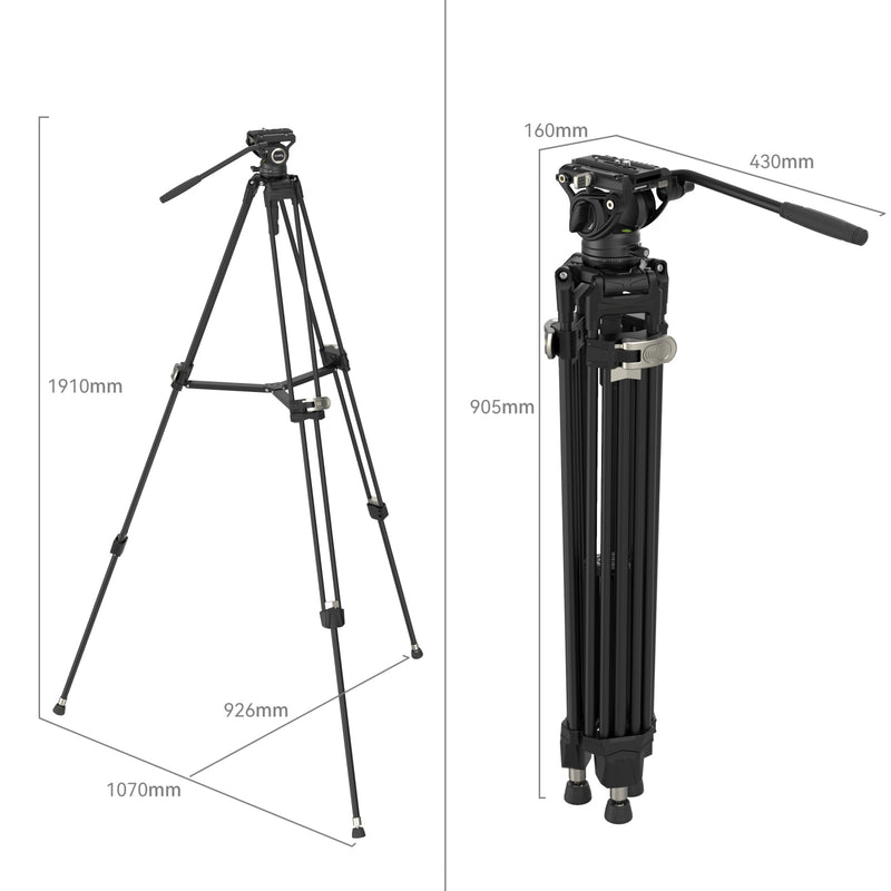 SmallRig FreeBlazer Heavy-Duty Aluminum Alloy Tripod Kit AD-80 4163