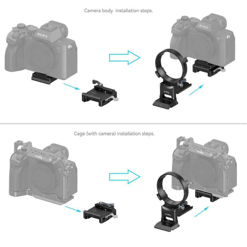 SmallRig Rotatable Horizontal-to-Vertical Mount Plate Kit (Sony Series) 4244