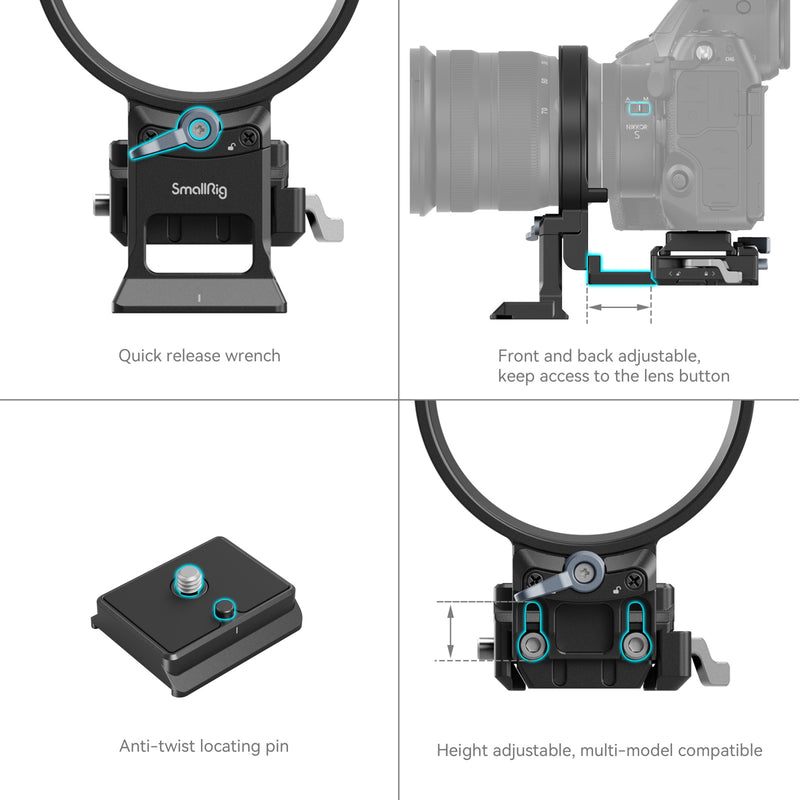 Rotatable Horizontal-to-Vertical Mount Plate Kit (Nikon Z Series) 4306