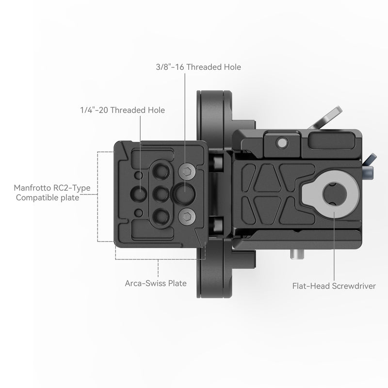 Rotatable Horizontal-to-Vertical Mount Plate Kit (Nikon Z Series) 4306