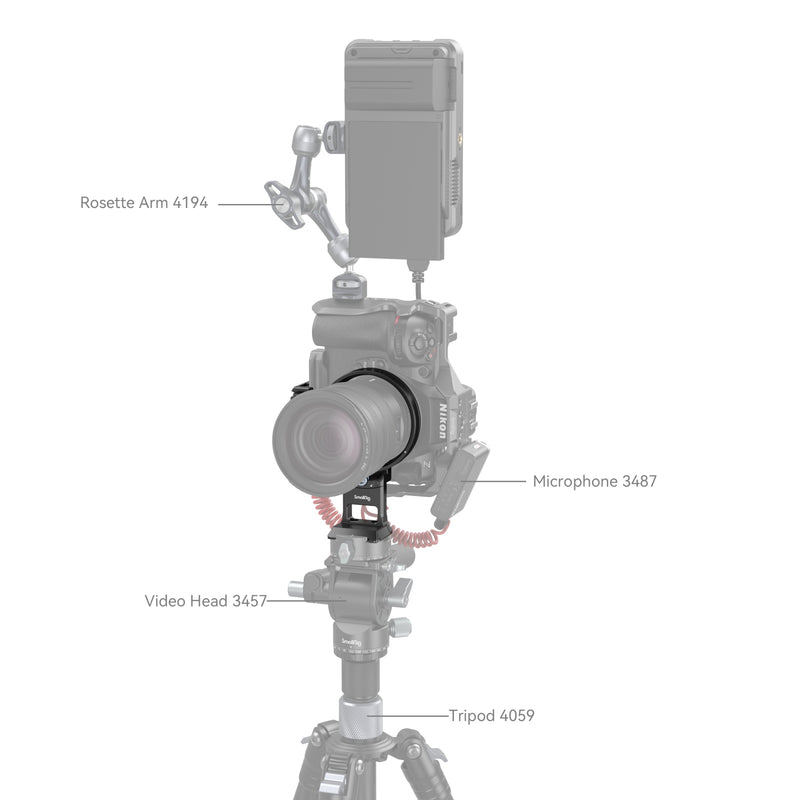 Rotatable Horizontal-to-Vertical Mount Plate Kit (Nikon Z Series) 4306