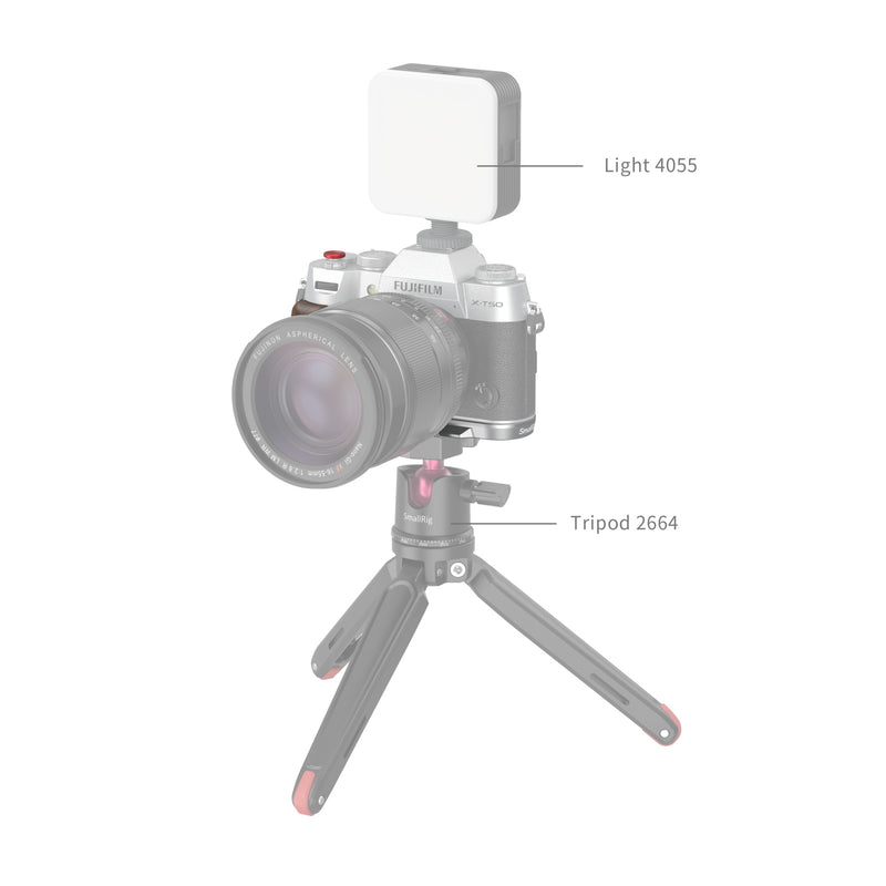 SmallRig Wooden L-Shape Grip for FUJIFILM X-T50 (Sliver) 4735