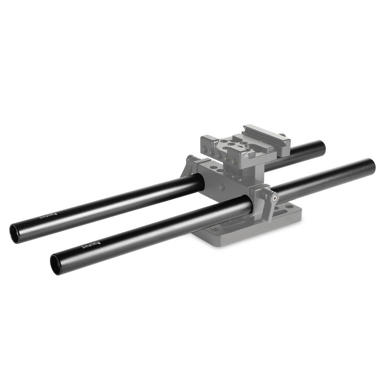 SmallRig 2pcs 15mm Black Aluminum Alloy Rod(M12-30cm) 12inch 1053
