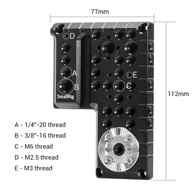 SmallRig Right-Side Plate for RED SCARLET-W/EPIC-W / RAVEN / WEAPON 1848