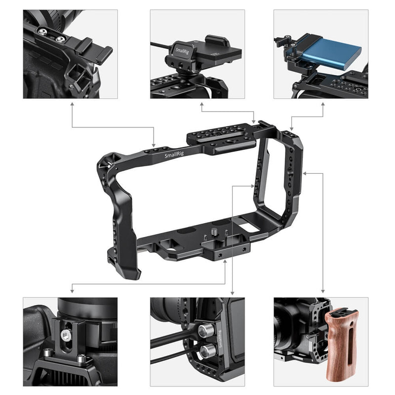 SmallRig Cage for Blackmagic Design Pocket Cinema Camera 4K 2203B