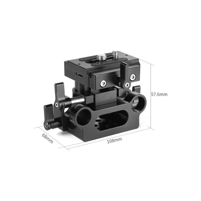 SmallRig Universal 15mm Rail Support System Baseplate DBC2272B