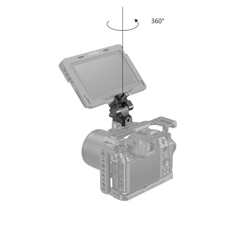 SmallRig Swivel and Tilt Monitor Mount with Nato Clamp（Both Sides） BSE2385