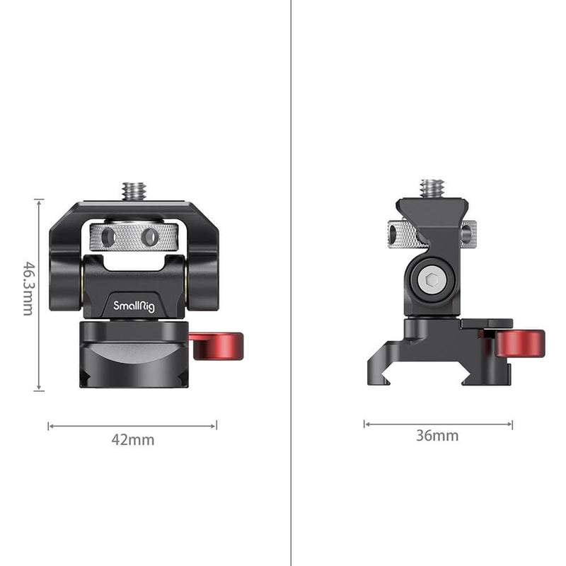 SmallRig Swivel and Tilt Adjustable Monitor Mount with NATO Clamp Mount 2906B