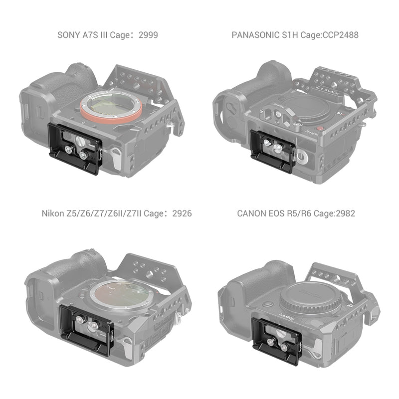 SmallRig Arca-Type Quick Release Plate for DJI RS 2 / RSC 2 / RS 3 / RS 3 Pro / RS 4 / RS 4Pro Gimbal 3154