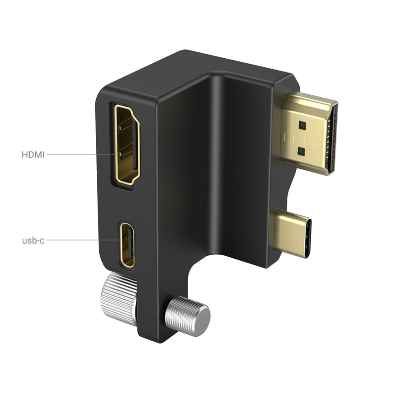 SmallRig HDMI & USB-C Right-Angle Adapter for BMPCC 6K Pro 3289
