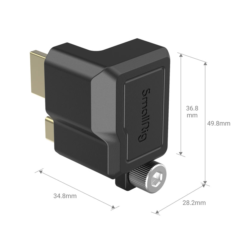 SmallRig HDMI & USB-C Right-Angle Adapter for BMPCC 6K Pro 3289