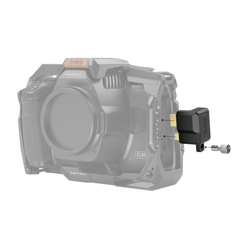 SmallRig HDMI & USB-C Right-Angle Adapter for BMPCC 6K Pro 3289