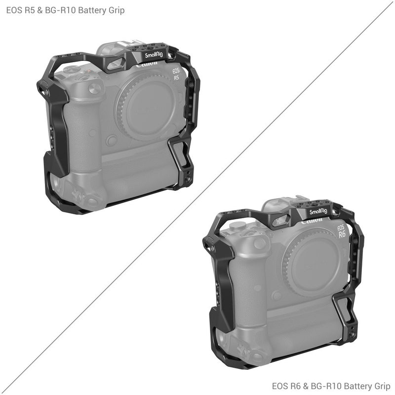 SmallRig Camera Cage for EOS R5/R6/R5 C with BG-R10 Battery Grip 3464