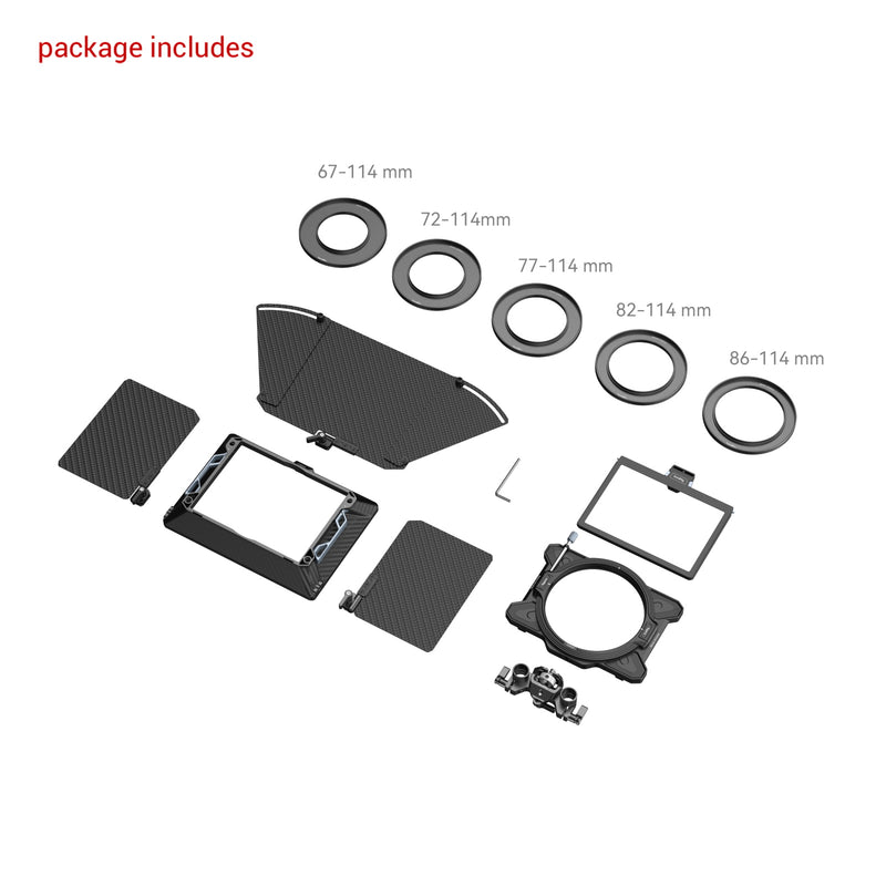 SmallRig Multifunctional Modular Matte Box (Φ114mm) Basic Kit 3641