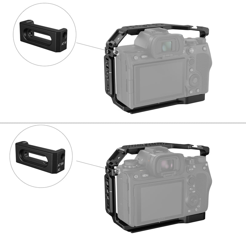 SmallRig Full Camera Cage for Sony Alpha 7R V/Alpha 7 IV/Alpha 7 S III/Alpha 1/Alpha 7R IV 3667B