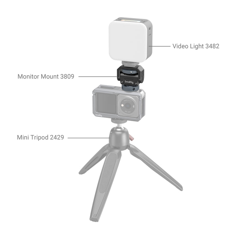 SmallRig Monitor Mount Lite with Cold Shoe 3809B