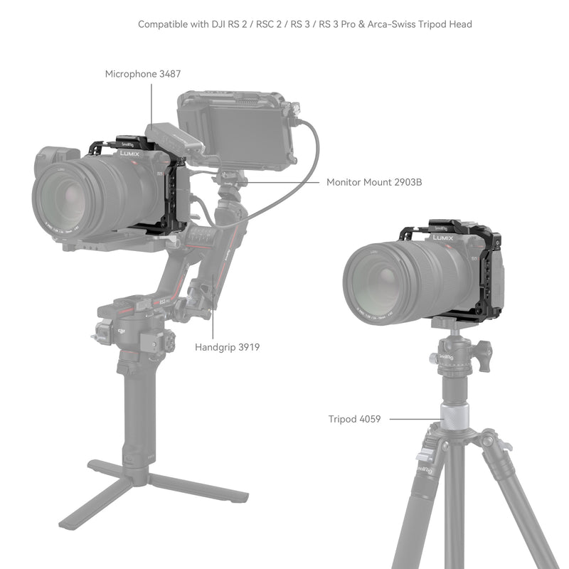 SmallRig Cage for Panasonic LUMIX S5 II / S5 IIX 4022