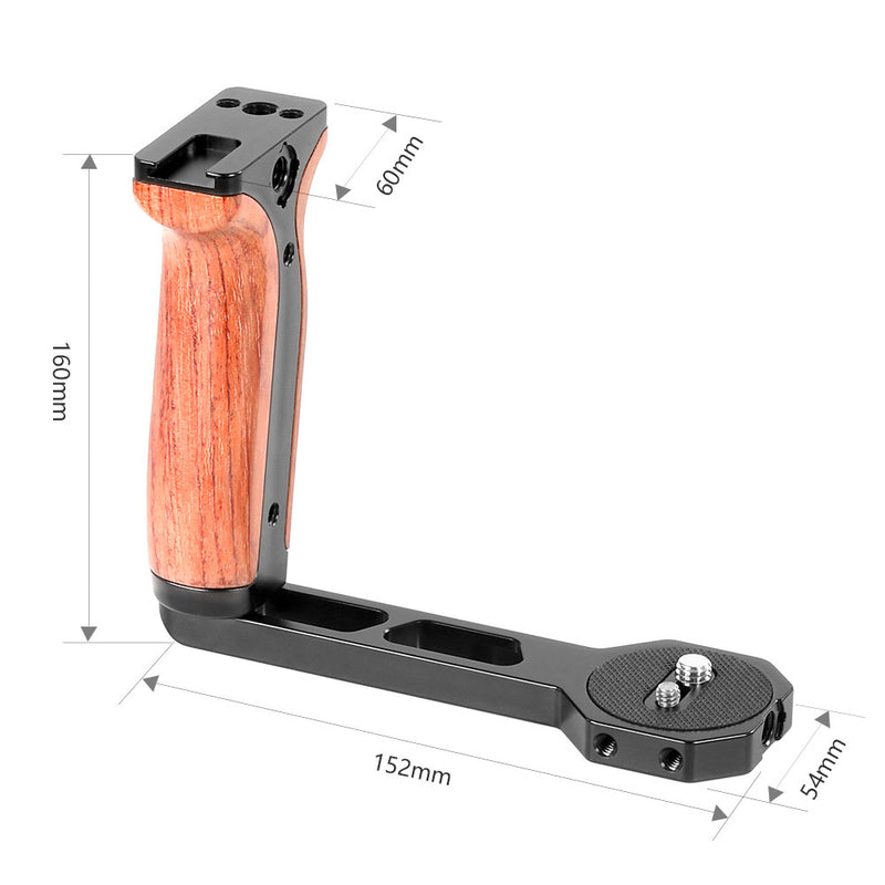 SmallRig Universal Wooden Side Handle for RoninS/SC/ Zhiyun Crane Series Handheld Gimbal BSS2222B