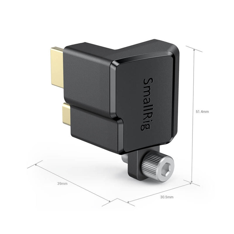 SmallRig HDMI & Type-C Right-Angle Adapter for BMPCC 4K Camera Cage AAA2700