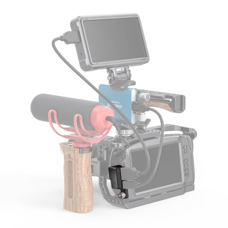 SmallRig HDMI & Type-C Right-Angle Adapter for BMPCC 4K Camera Cage AAA2700