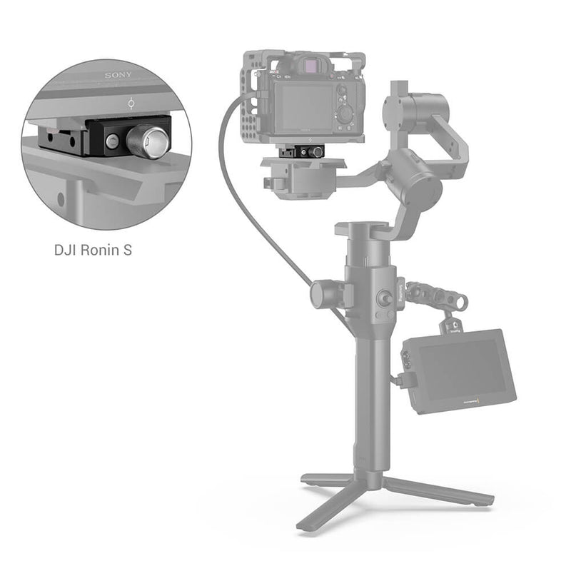 SmallRig Arca-Type Quick Release Clamp for DJI Ronin S/ Ronin SC and ZHIYUN Crane Series 2S /Weebill S Gimbals DBC2506B